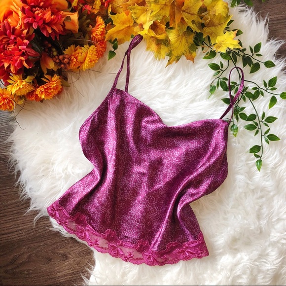Victoria's Secret Other - VS PRINTED SILKY CAMI / CROP TOP